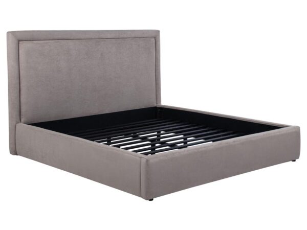 Lawson 54-inch Upholstered Eastern King Platform Bed Mushroom