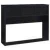 Westpark 3-piece Queen Bedroom Set Bookcase Headboard Black