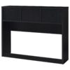 Westpark 3-piece Queen Bedroom Set Bookcase Headboard Black