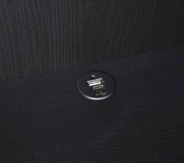 Westpark 3-piece Queen Bedroom Set Bookcase Headboard Black