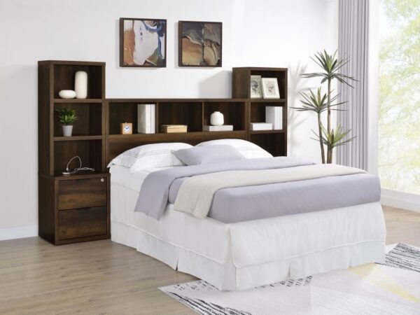 Westpark 3-piece Queen Bedroom Set Bookcase Headboard Pine