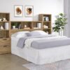 Westpark 3-piece Queen Bedroom Set Bookcase Headboard Mango