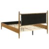 Mason 46-inch Queen Panel Platform Bed Grey and Light Brown