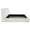 Nollet 48-inch Upholstered Eastern King Platform Bed Cream
