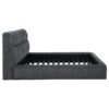 Nollet 48-inch Upholstered Eastern King Platform Bed Grey