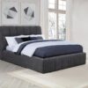 Nollet 48-inch Upholstered Queen Panel Platform Bed Grey