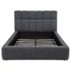 Nollet 48-inch Upholstered Queen Panel Platform Bed Grey
