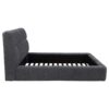 Nollet 48-inch Upholstered Queen Panel Platform Bed Grey