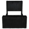 Centergrove Upholstered Queen Wingback TV Bed Black