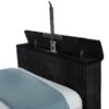 Centergrove Upholstered Queen Wingback TV Bed Black