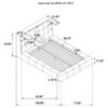 Dreux Upholstered Queen Panel Platform Bed Grey