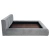 Wilshire Upholstered Eastern King Platform Bed Grey