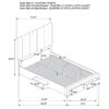 Wheatland 4-drawer Upholstered Full Storage Bed Light Brown