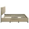 Wheatland 4-drawer Upholstered Queen Storage Bed Light Brown