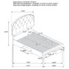 Marianna 4-drawer Upholstered Full Storage Bed Cream
