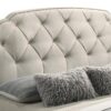 Marianna 4-drawer Upholstered Eastern King Storage Bed Cream