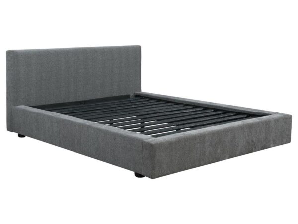 Gregory Upholstered Queen Panel Bed Graphite