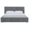 Gregory Upholstered Queen Panel Bed Graphite