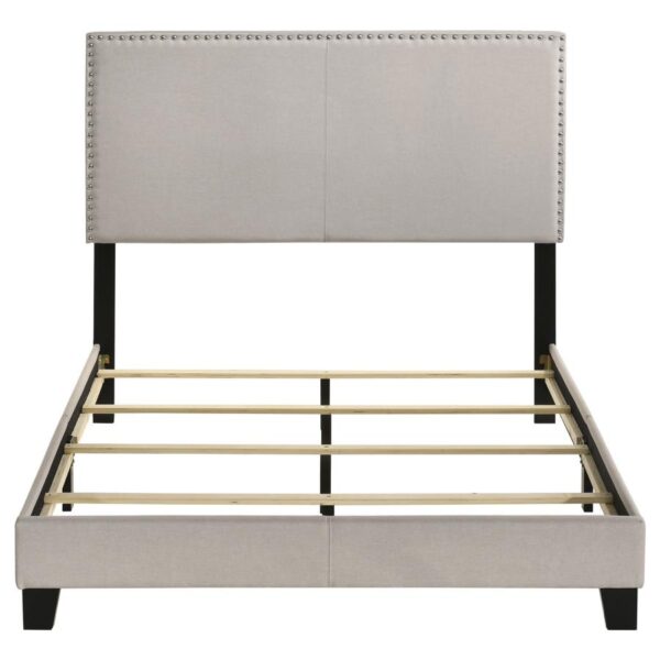 Boyd Upholstered Full Panel Bed Ivory
