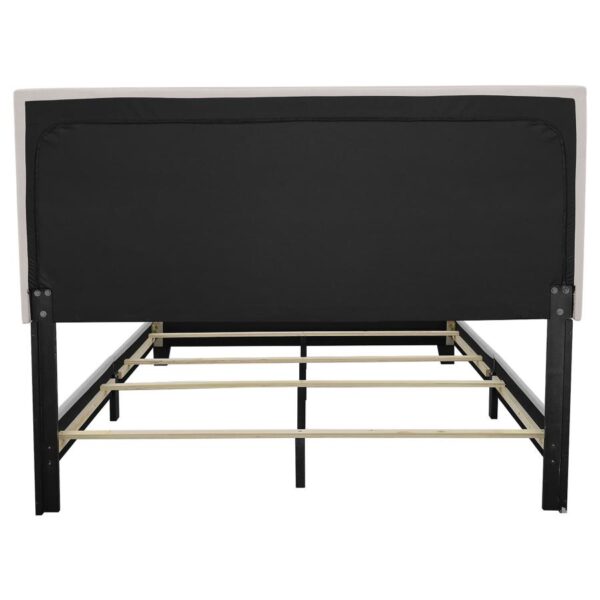 Boyd Upholstered Eastern King Panel Bed Ivory