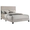 Boyd Upholstered Queen Panel Bed Ivory