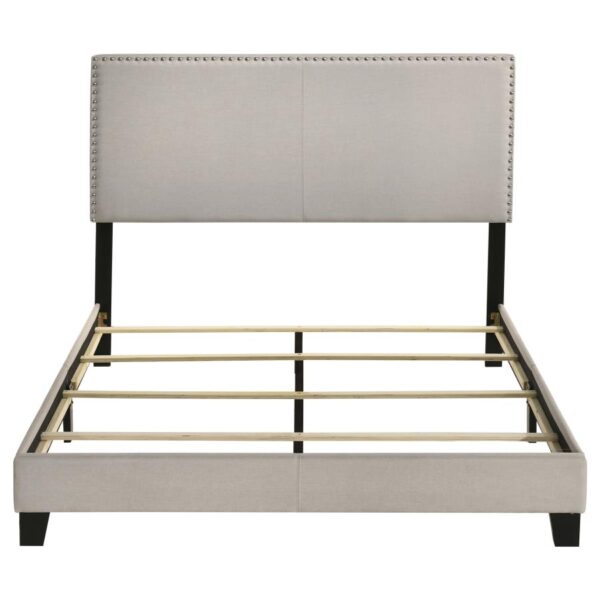 Boyd Upholstered Queen Panel Bed Ivory
