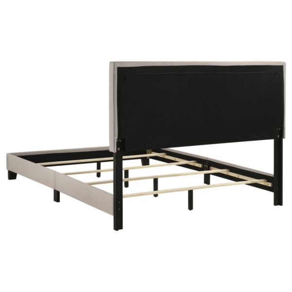 Boyd Upholstered Queen Panel Bed Ivory