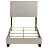 Boyd Upholstered Twin Panel Bed Ivory