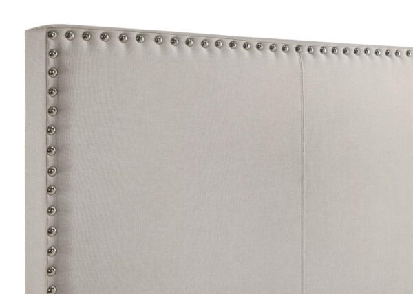 Boyd Upholstered Twin Panel Bed Ivory