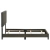 Boyd Upholstered Twin Panel Bed Charcoal