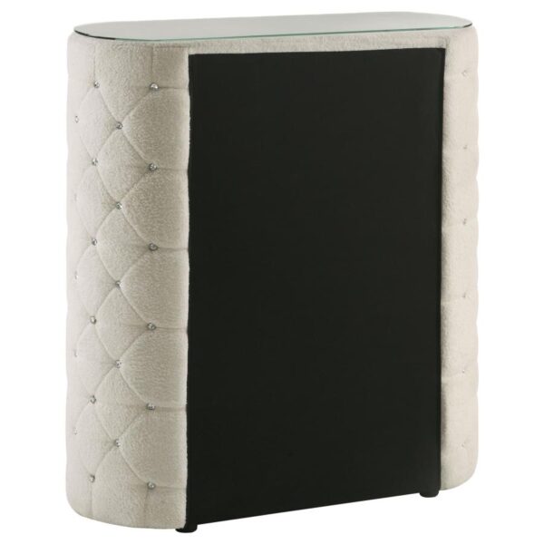 Sonya 5-piece Upholstered Eastern King Bedroom Set Ivory