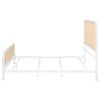 Lanewood Open Cane Webbing Metal Eastern King Bed White