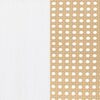 Lanewood Open Cane Webbing Metal Eastern King Bed White