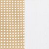 Lanewood Open Cane Webbing Metal Queen Bed White