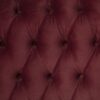 Devon 57-inch Upholstered Queen Panel Bed Wine Red