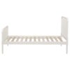 Jones Wood Twin Open Frame Bed White