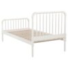 Jones Wood Twin Open Frame Bed White