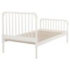 Jones Wood Twin Open Frame Bed White