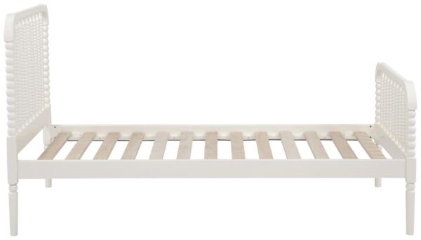 Jones Wood Twin Open Frame Bed White