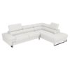 Athena Sectional White Right