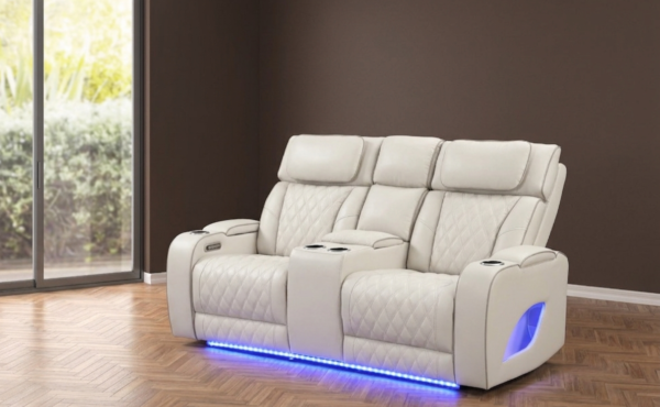 Aurora Ice Loveseat