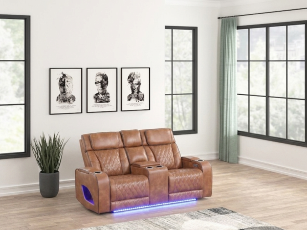 Aurora Brown Loveseat