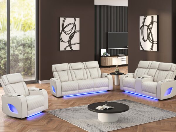 Aurora Ice Sofa & Loveseat & Chair