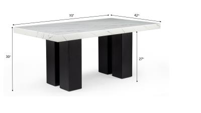 5PC ( Table & 4 Black Chairs)