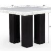 5PC (Table & 4 Grey PU Chairs)