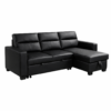 Daniel Reversible Sectional Black