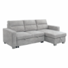 Daniel Reversible Sectional FABRIC GREY