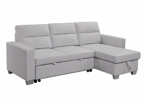 Daniel Reversible Sectional Grey