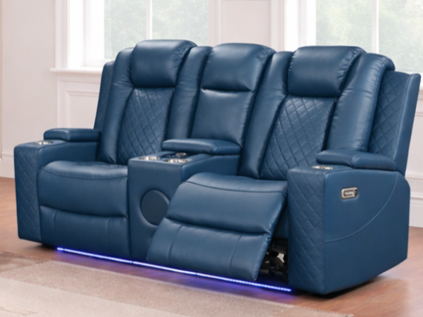 Dearborn Blue Loveseat