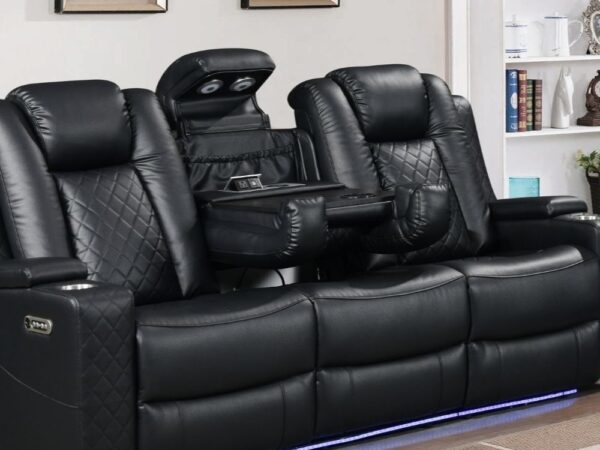 Dearborn Black Sofa